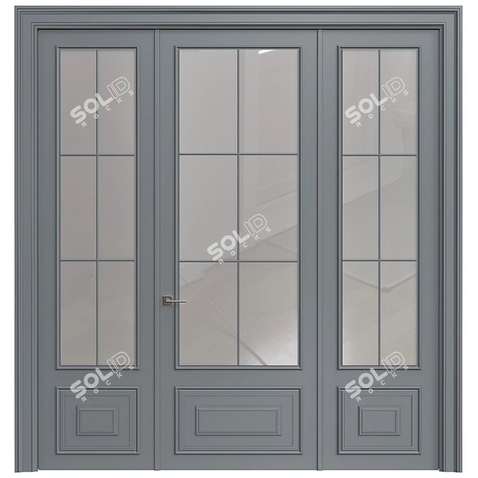  Modern Interior Door 3D model image 1