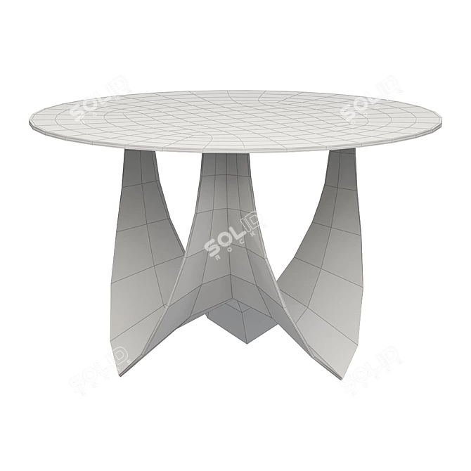 Exquisite Coral Reef Outdoor Table 3D model image 2