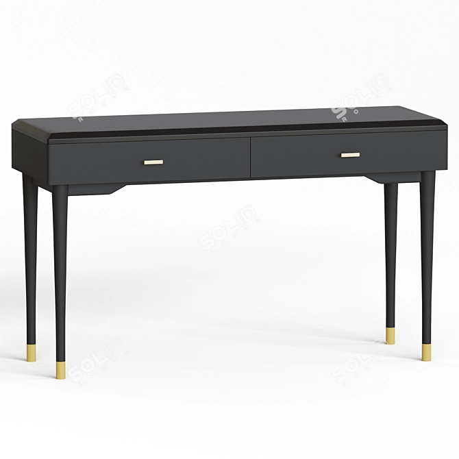 Console with Novani Drawers 3D model image 4