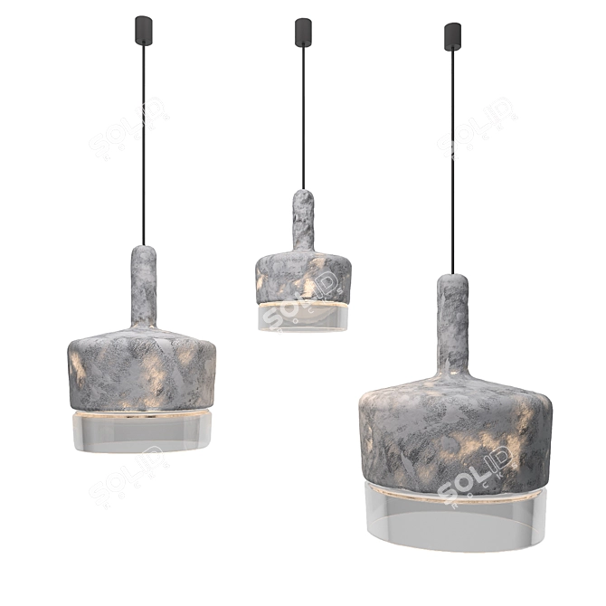 Acorn Pendant Lamp Collection 3D model image 6