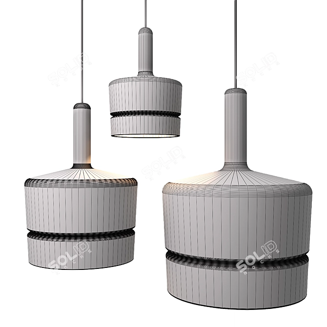 Acorn Pendant Lamp Collection 3D model image 9