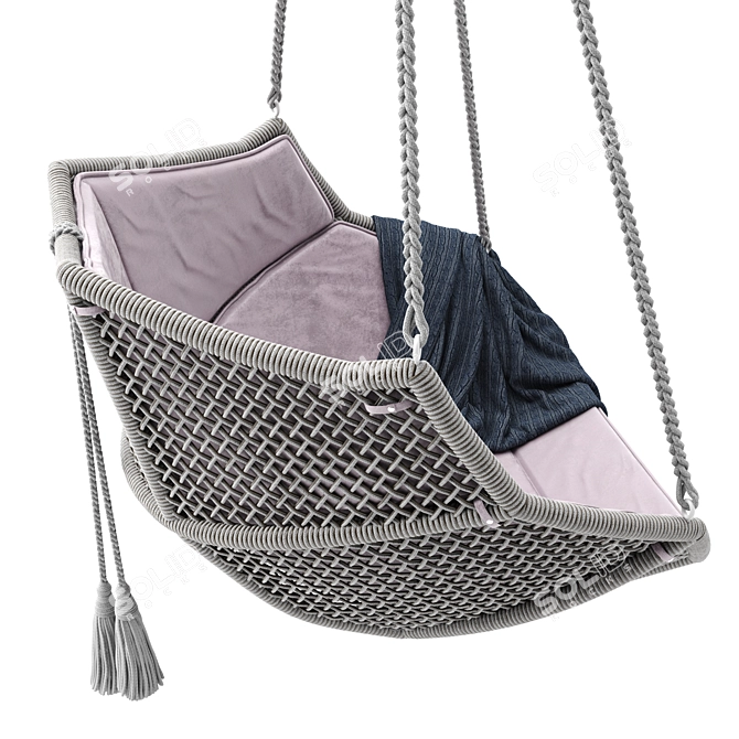 Elevate Your Space: NOZOMU Hanging Chair 3D model image 5