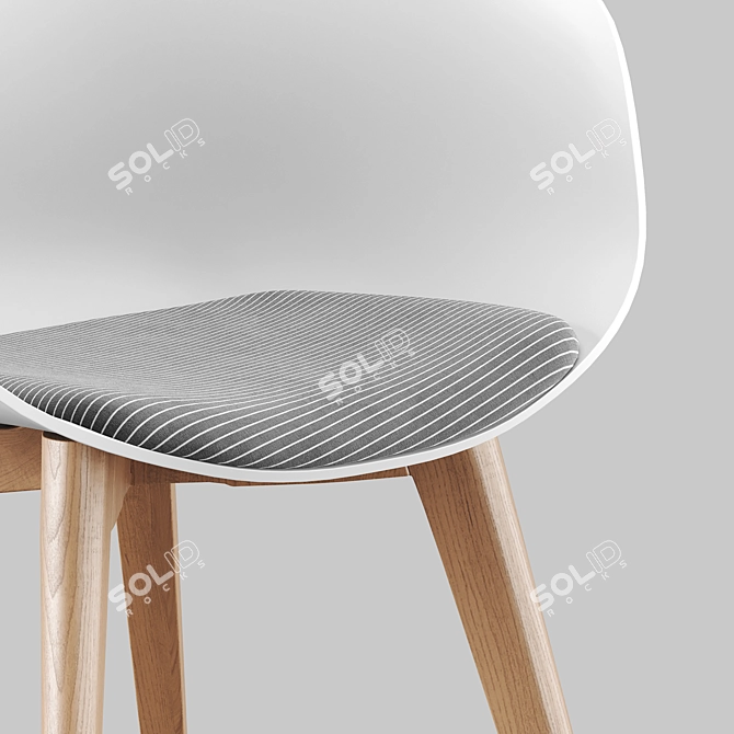 Elegant Dining Set: Libra Soft Chair & Avalon Table 3D model image 4