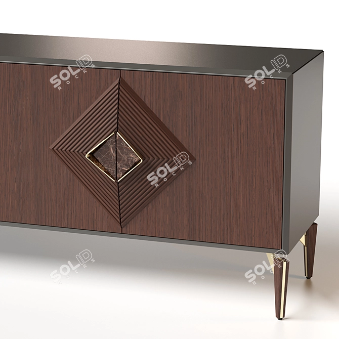 Valentin Console Table: Modern, Stylish Design 3D model image 2