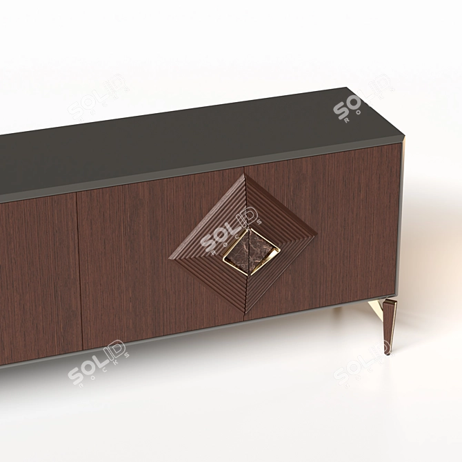 Valentin Console Table: Modern, Stylish Design 3D model image 6