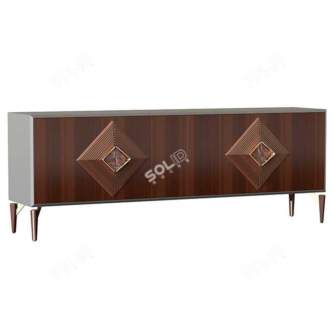 Valentin Console Table: Modern, Stylish Design 3D model image 8