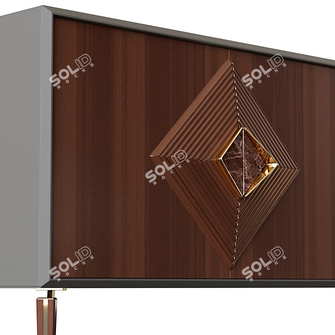 Valentin Console Table: Modern, Stylish Design 3D model image 12