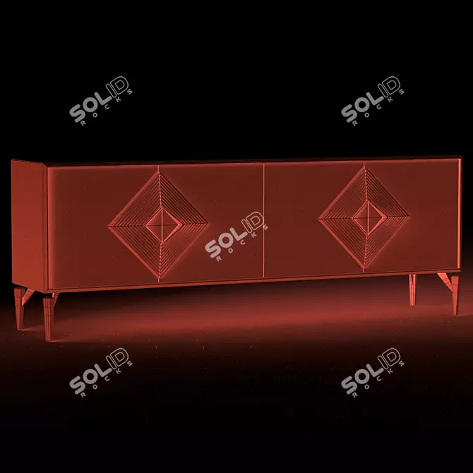 Valentin Console Table: Modern, Stylish Design 3D model image 13