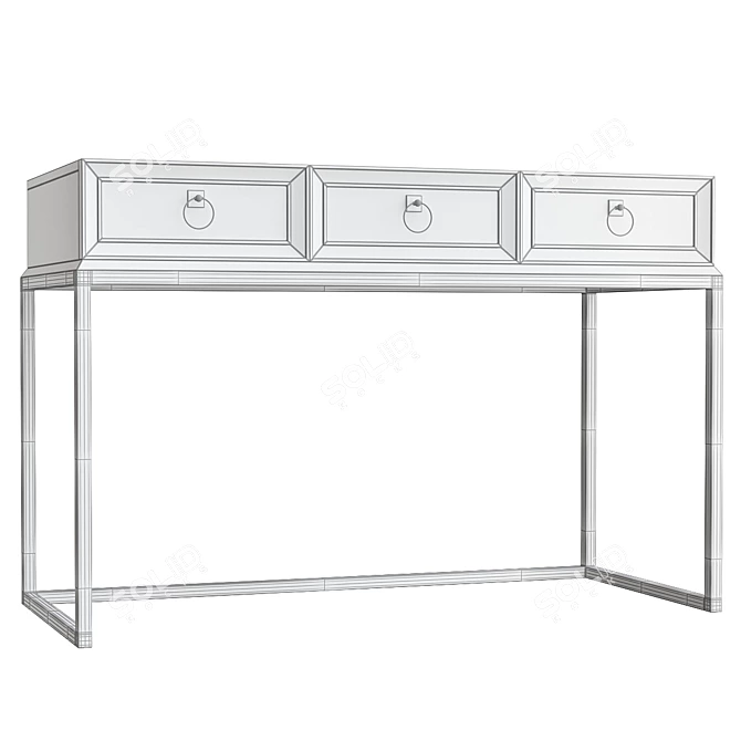 Modern Holly Console 3D model image 2