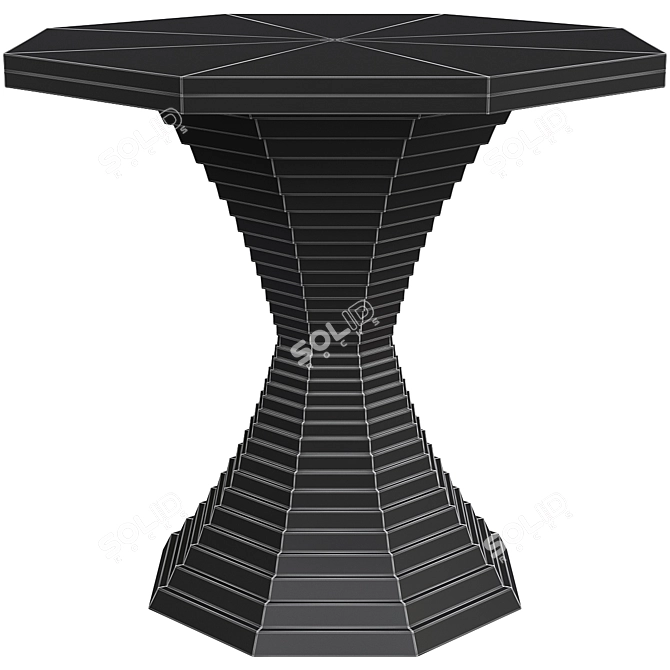 Belvedere 2 Dining Table: Modern Design 3D model image 2