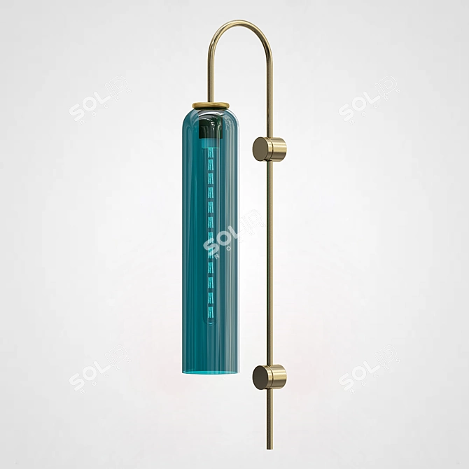 ImperiumLoft Drunken Emerald Wall Sconce 3D model image 2