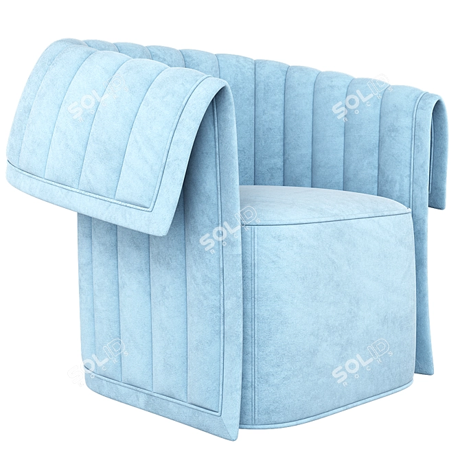 Luxurious Green Manta Rug - Rugiano 3D model image 7