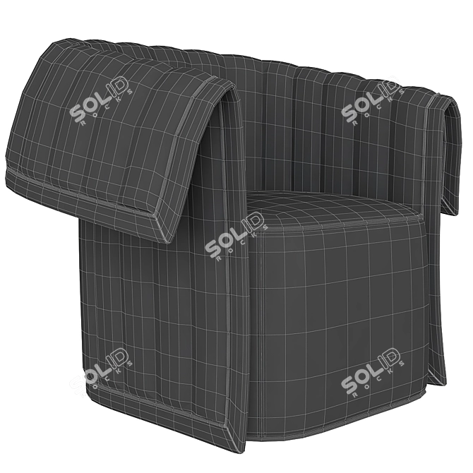 Luxurious Green Manta Rug - Rugiano 3D model image 1