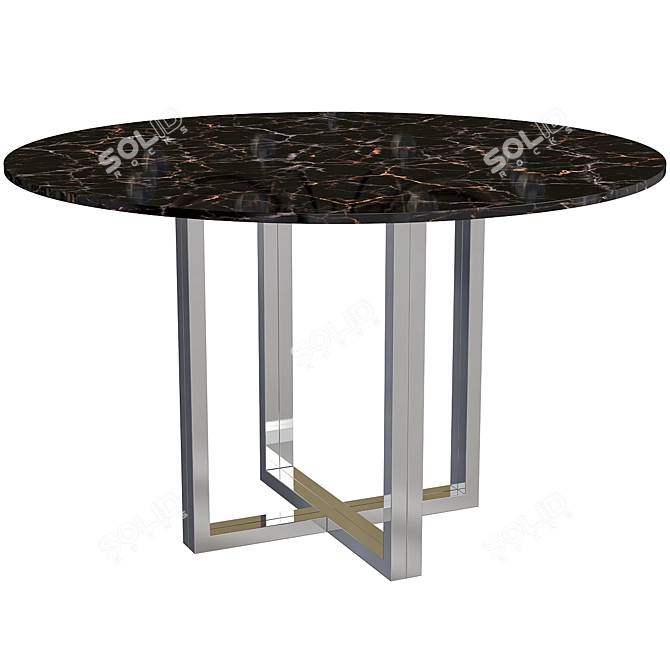 Elegant Aurus Dining Table 3D model image 1