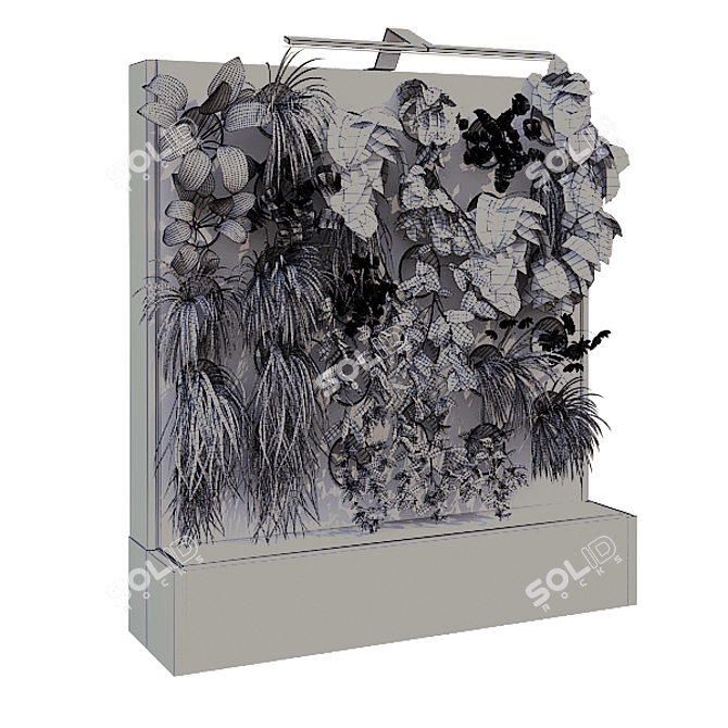 Vertical Garden Box Set - Lowpoly 3D Model 3D model image 6