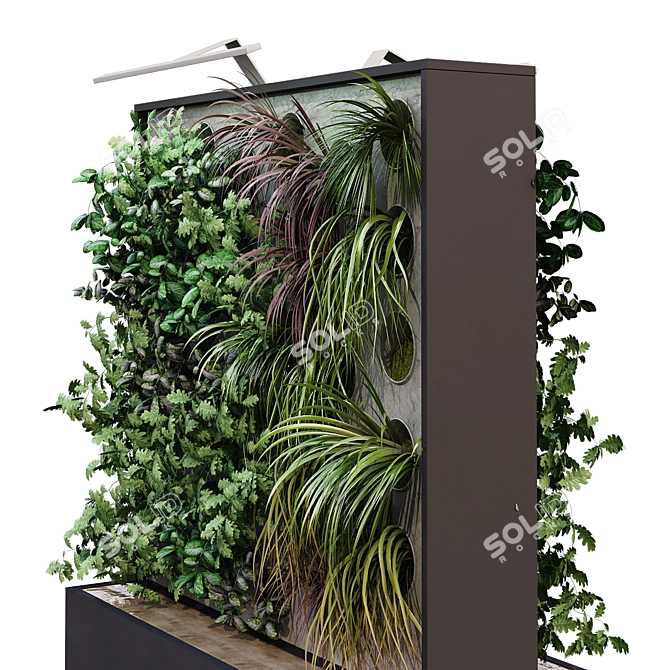 Vertical Garden Box Set: Double-Sided 3D model image 3