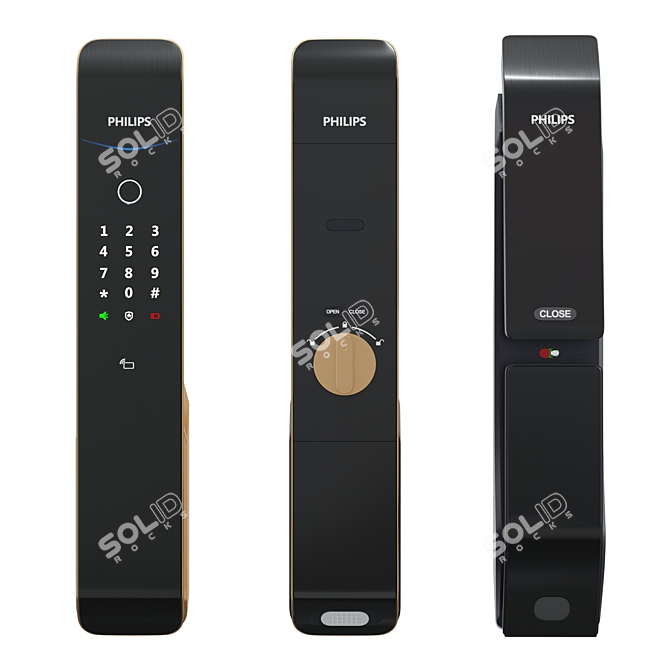 Smart Lock Philips Easy Key 9200 3D model image 2