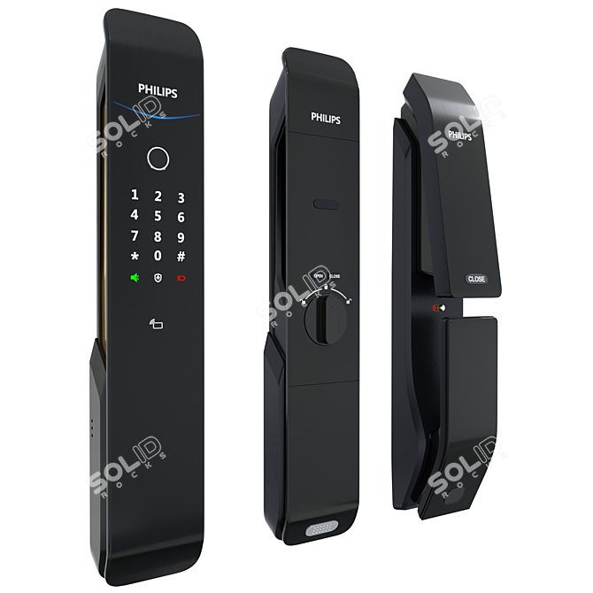 Smart Lock Philips Easy Key 9200 3D model image 3