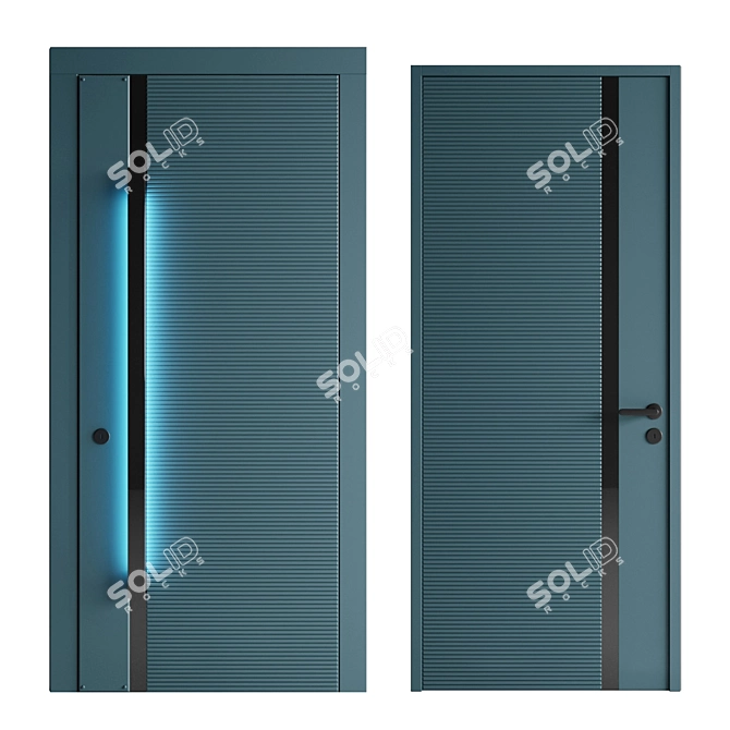 Versatile Entrance and Interior Door 3D model image 8