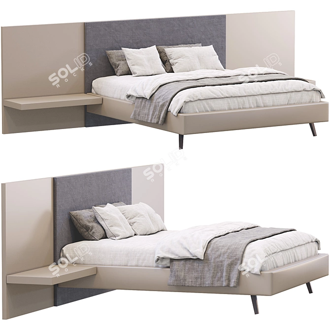 Jesse_Bed_Mylove - Elegant and Stylish Bed Design 3D model image 1