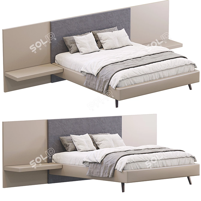 Jesse_Bed_Mylove - Elegant and Stylish Bed Design 3D model image 2