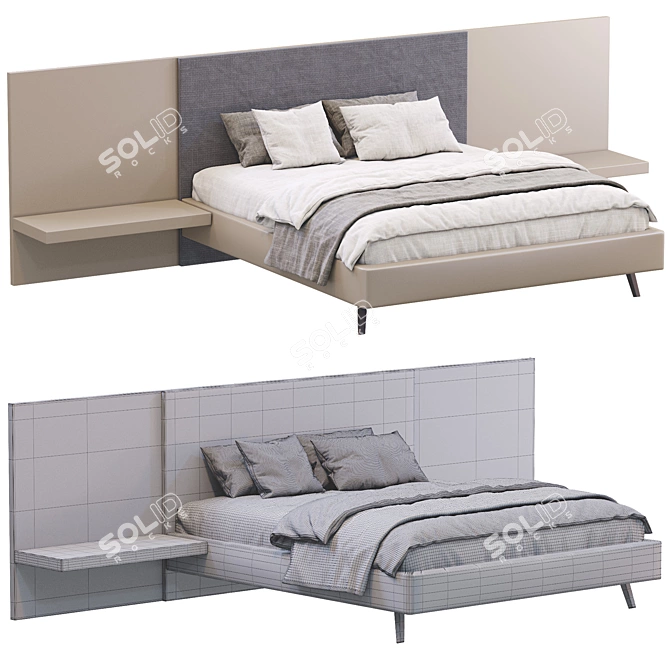 Jesse_Bed_Mylove - Elegant and Stylish Bed Design 3D model image 4