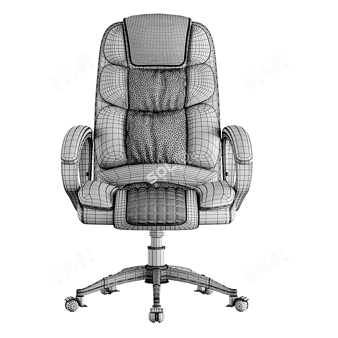 Ergonomic High Back Office Chair - Homall 3D model image 3