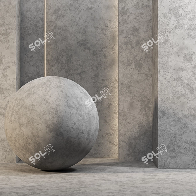 4k Concrete Texture Pack 3D model image 1