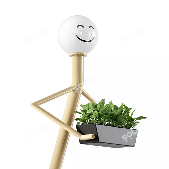 Smile Park LED Lamp 3D model image 3