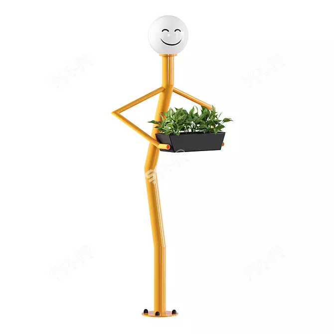 Smile Park LED Lamp 3D model image 5