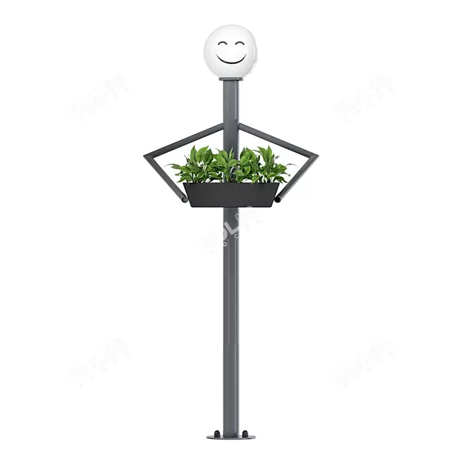 Smile Park LED Lamp 3D model image 7