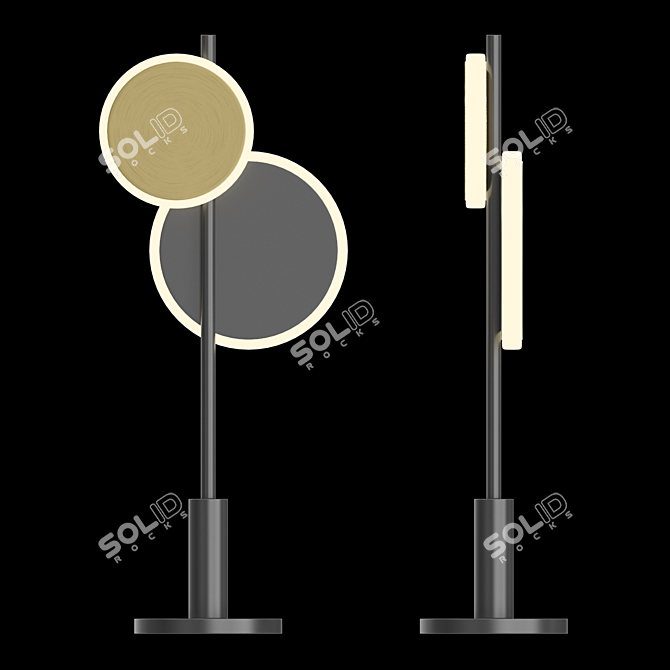 Modern LED Desk Lamp 3D model image 3