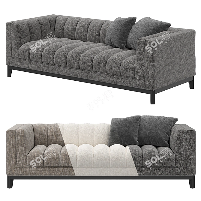 Eichholtz Sofa Ditmar: Classic Comfort in 3 Colors 3D model image 1