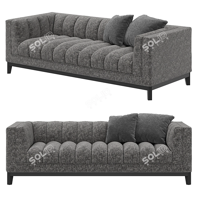 Eichholtz Sofa Ditmar: Classic Comfort in 3 Colors 3D model image 5