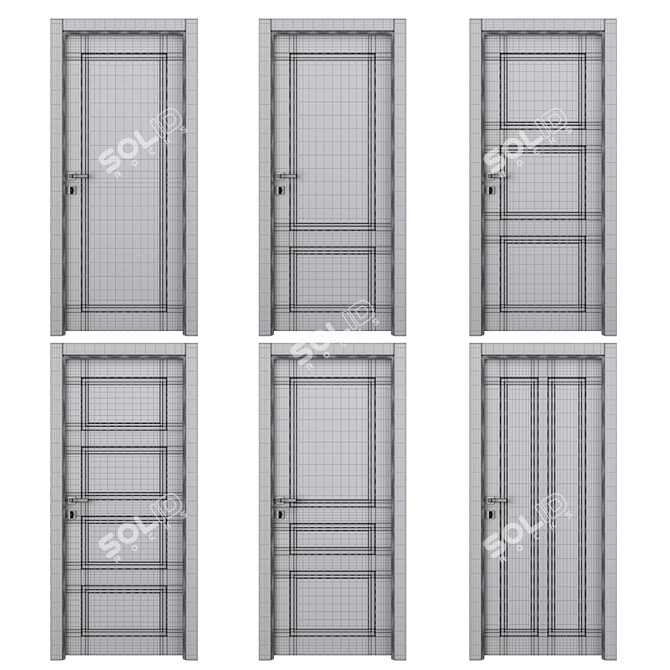 NEO CLASSIC Interior Doors (Holz) 3D model image 3