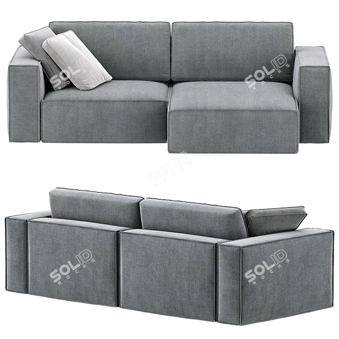 Ebi Corner Sofa 3D model image 3