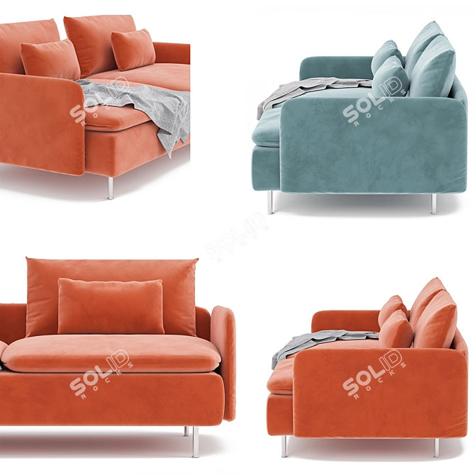 Soderhamn Sofa: Modern Comfort and Style 3D model image 4