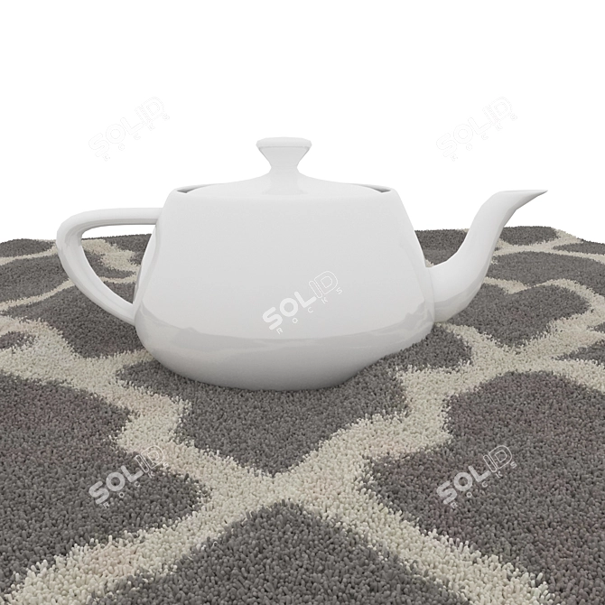 Versatile Set of 8 Rugs with Stunning Textures 3D model image 6