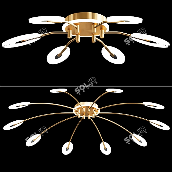 Modern CINTIA Ceiling Lamp 3D model image 2