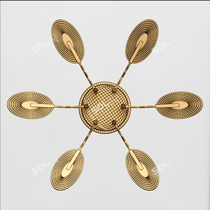 Modern CINTIA Ceiling Lamp 3D model image 3