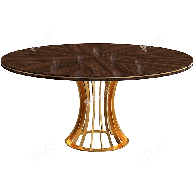 Modern Acapulco Dining Table 3D model image 1