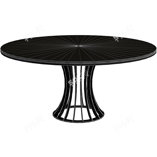 Modern Acapulco Dining Table 3D model image 2