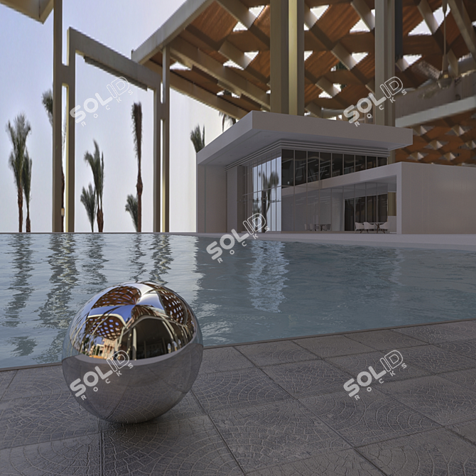 Egyptian HDRI Daytime Panorama 3D model image 4