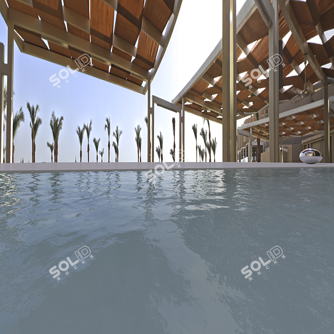 Egyptian HDRI Daytime Panorama 3D model image 5