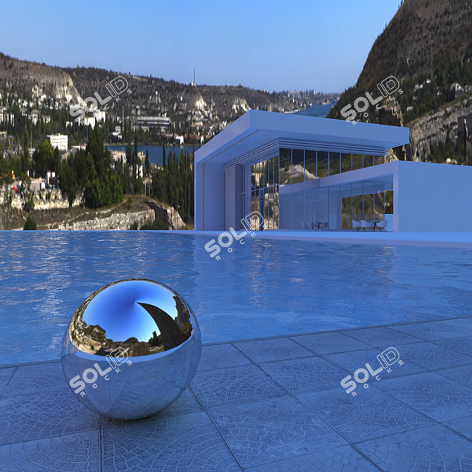 Title: HDRI 90: Daylight Illumination in Crimea 3D model image 2