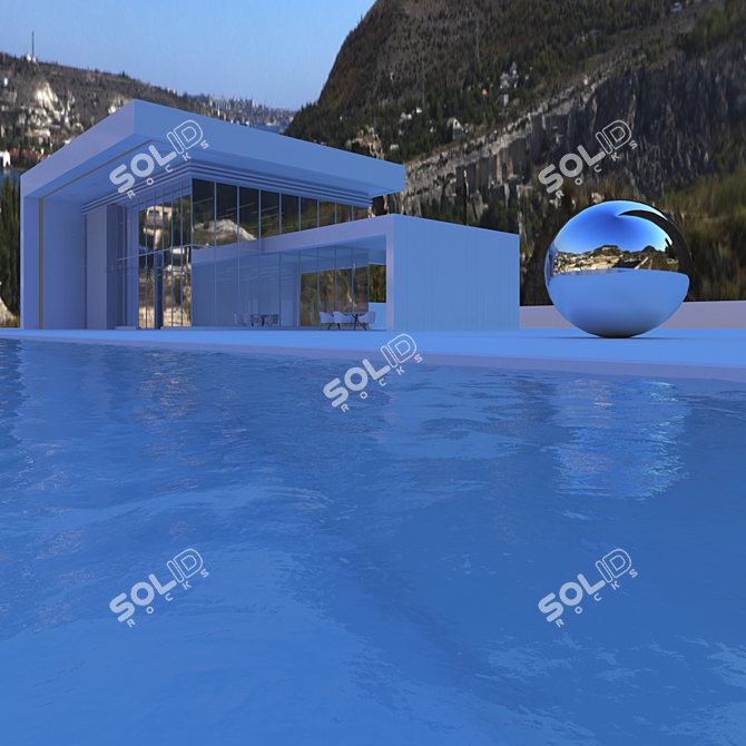 Title: HDRI 90: Daylight Illumination in Crimea 3D model image 3