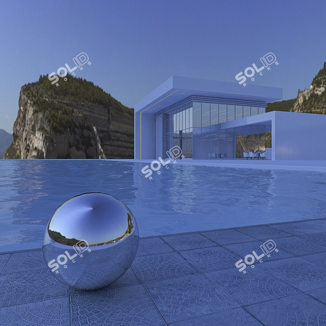 Spherical HDRI Map: Daytime in Crimea 3D model image 2
