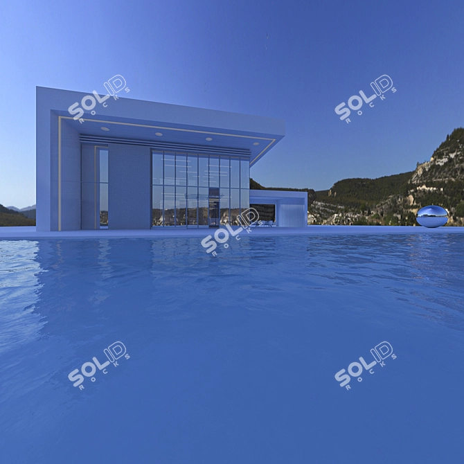 Spherical HDRI Map: Daytime in Crimea 3D model image 4