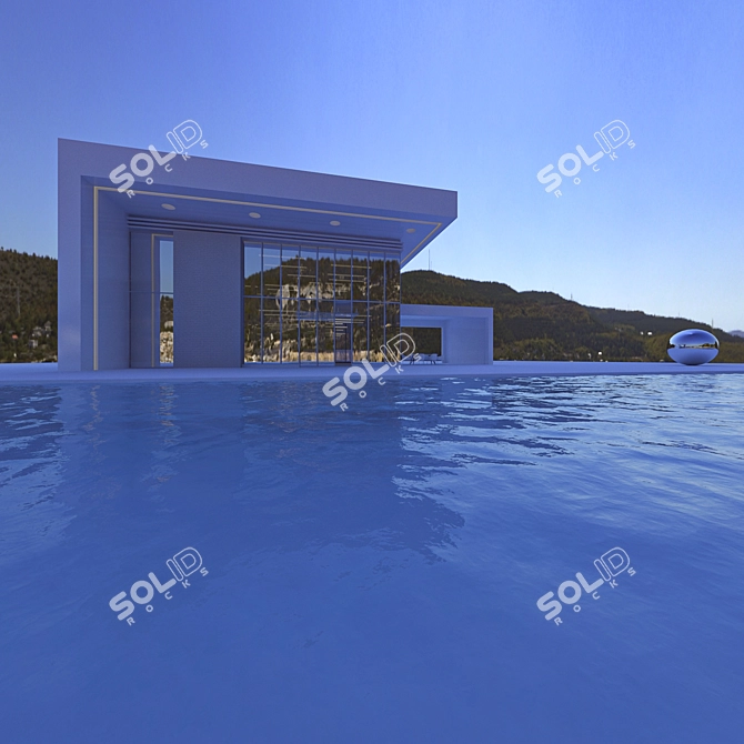 Spherical HDRI Map: Daytime in Crimea 3D model image 5