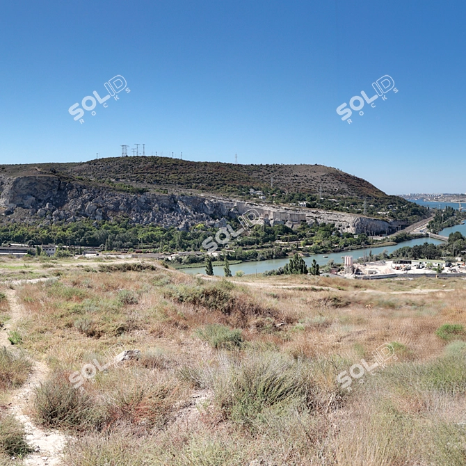 Spherical HDRI Map: Daytime in Crimea 3D model image 6